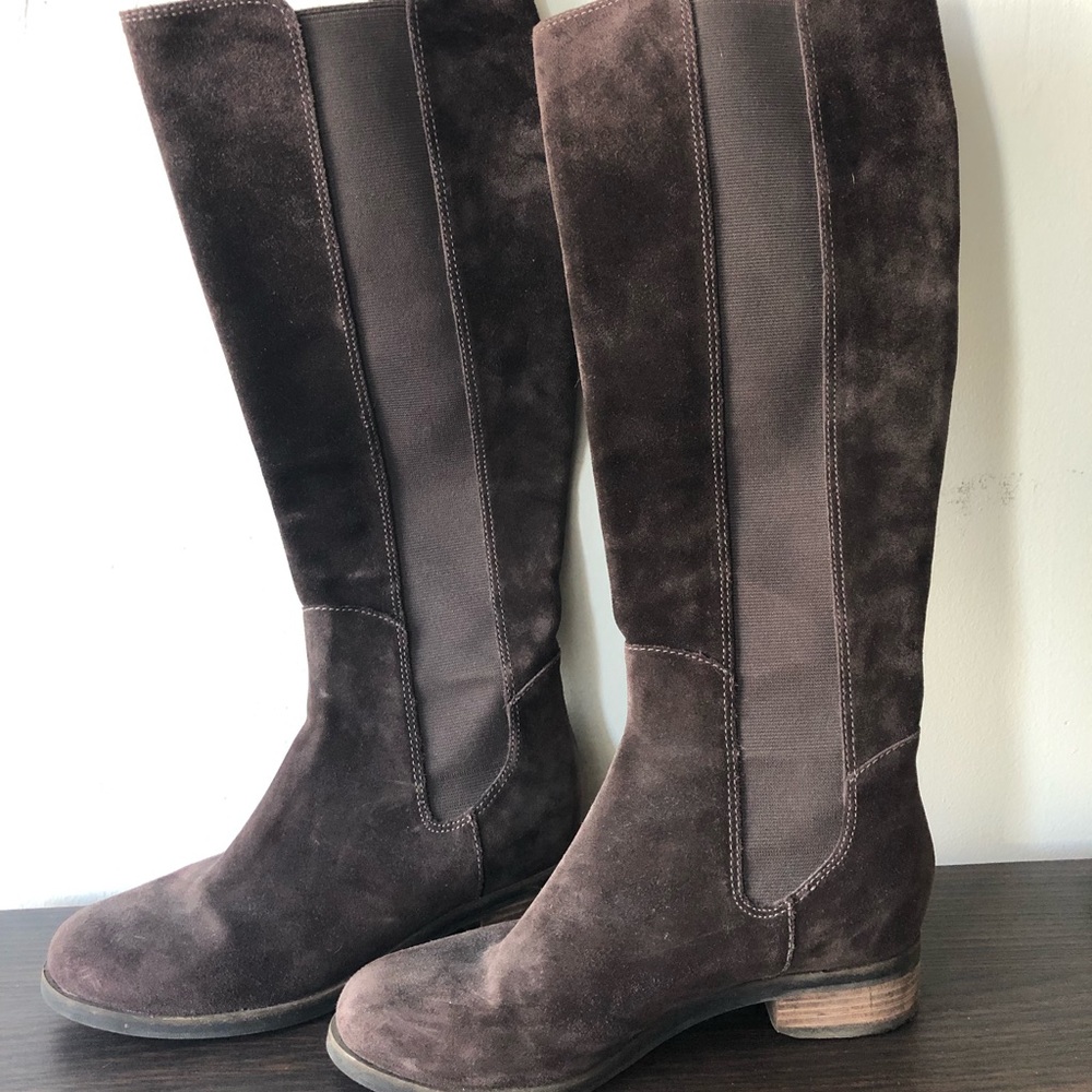 Cole Haan Jodhpur Suede Knee-High Boot